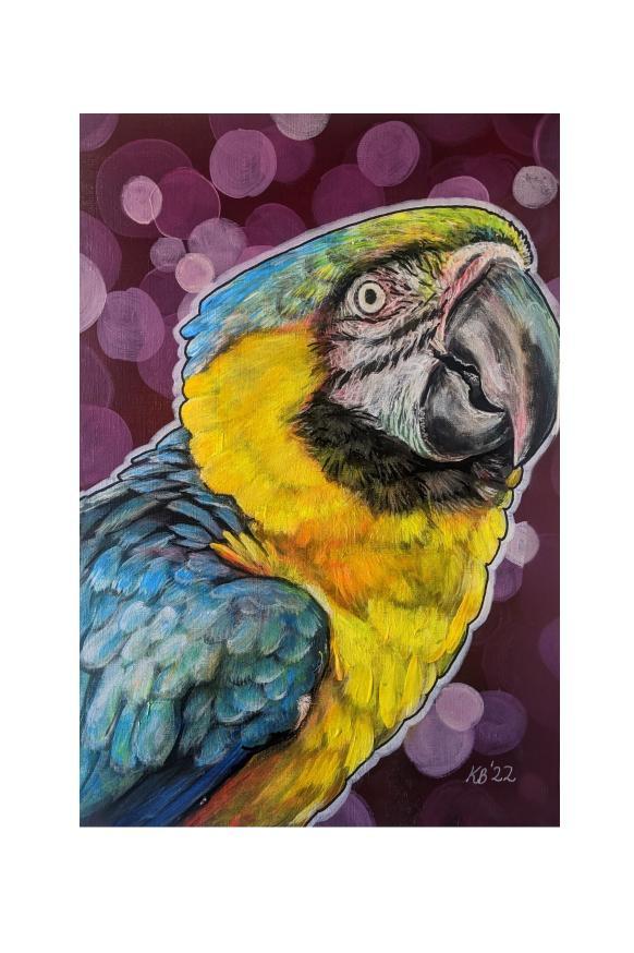 Manko – A bold, expressive artwork exploring identity, strength, and introspection through rich textures and composition. Original art by Kelly Batsiokis.