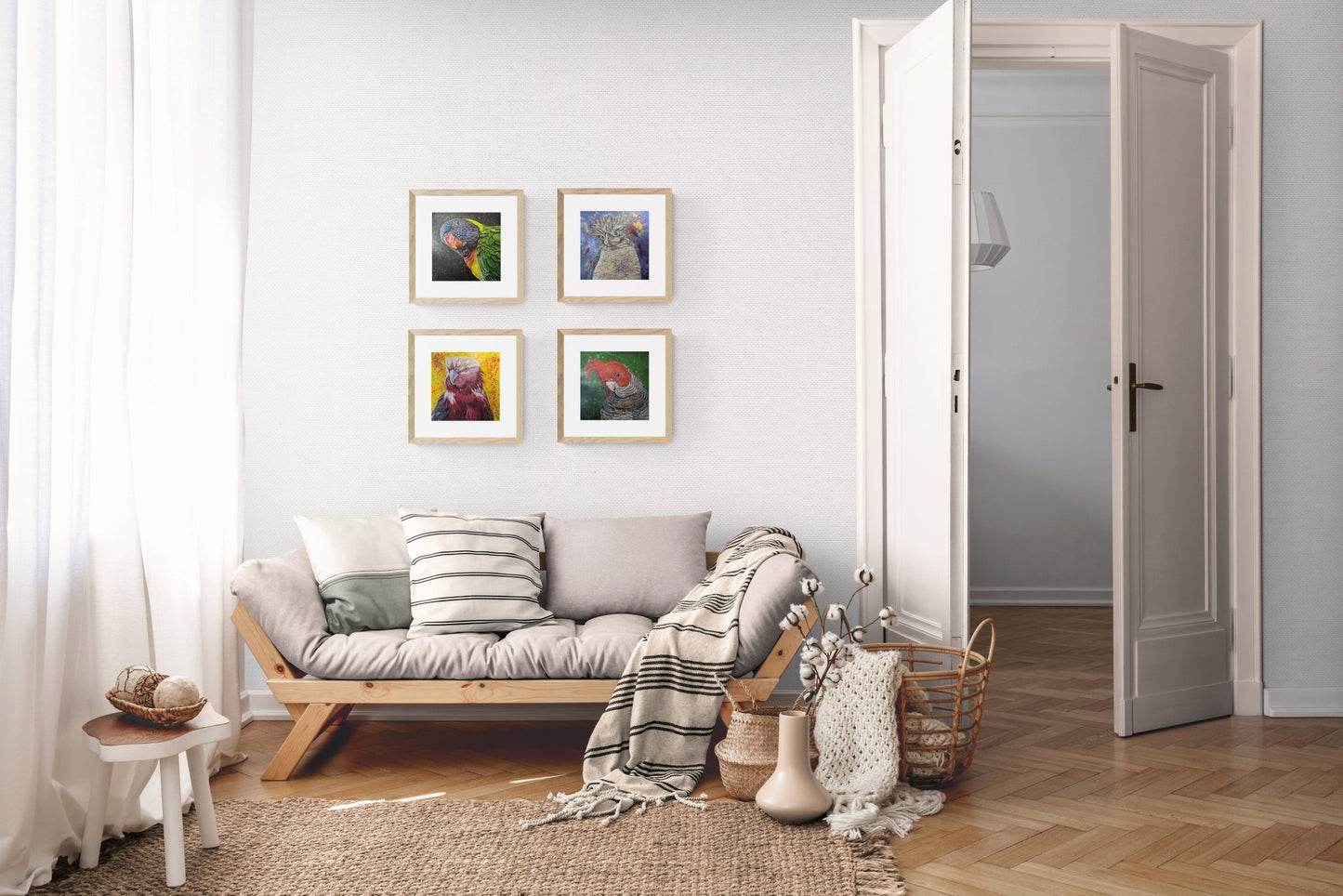 Bazza the Kookaburra (Reproduction Print) - Kelly Batsiokis Art