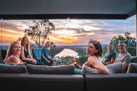 A relaxed art soirée with Cameron Seymour, Leanne Nell, Jason Slape, and Melody — celebrating art, connection, and creative community.