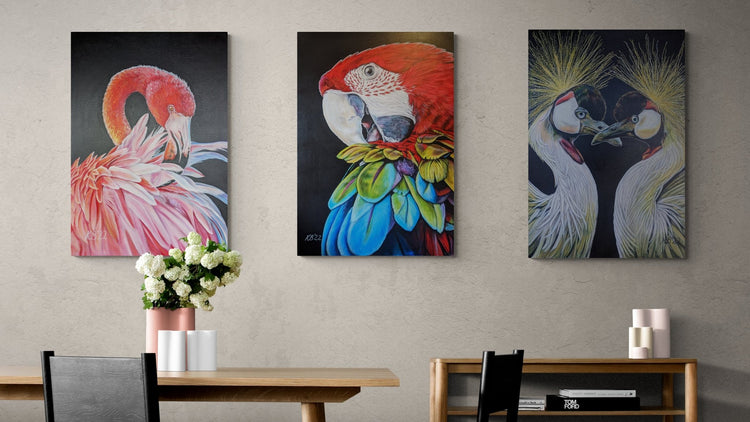 Exotic Bird Collection - Kelly Batsiokis Art