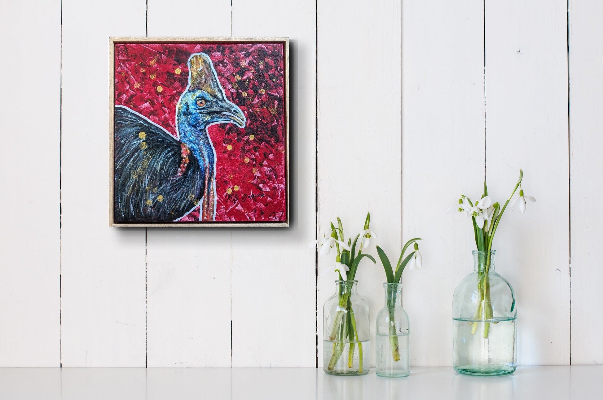 Charlie the Cassowary - Kelly Batsiokis Art