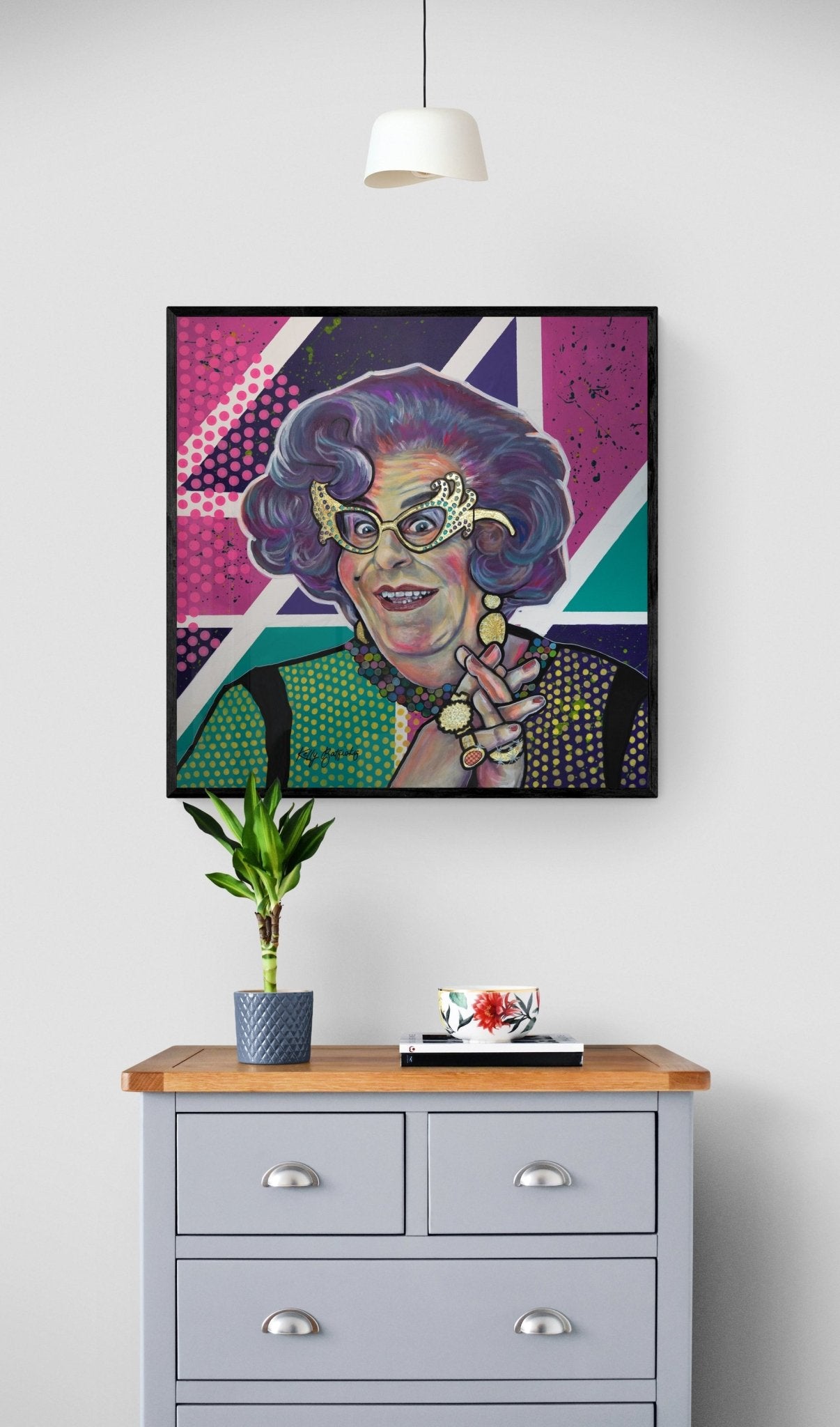 Dame Edna - Kelly Batsiokis Art