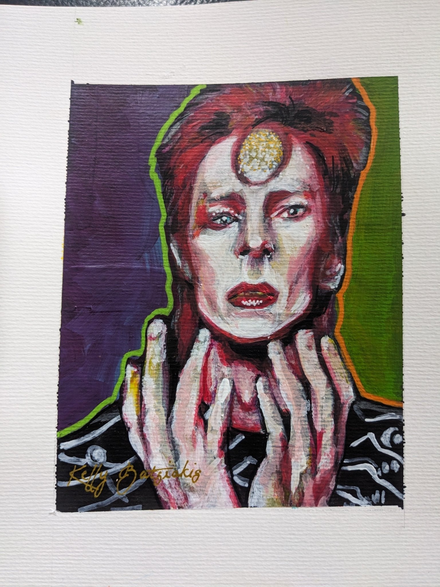 David Bowie - Kelly Batsiokis Art