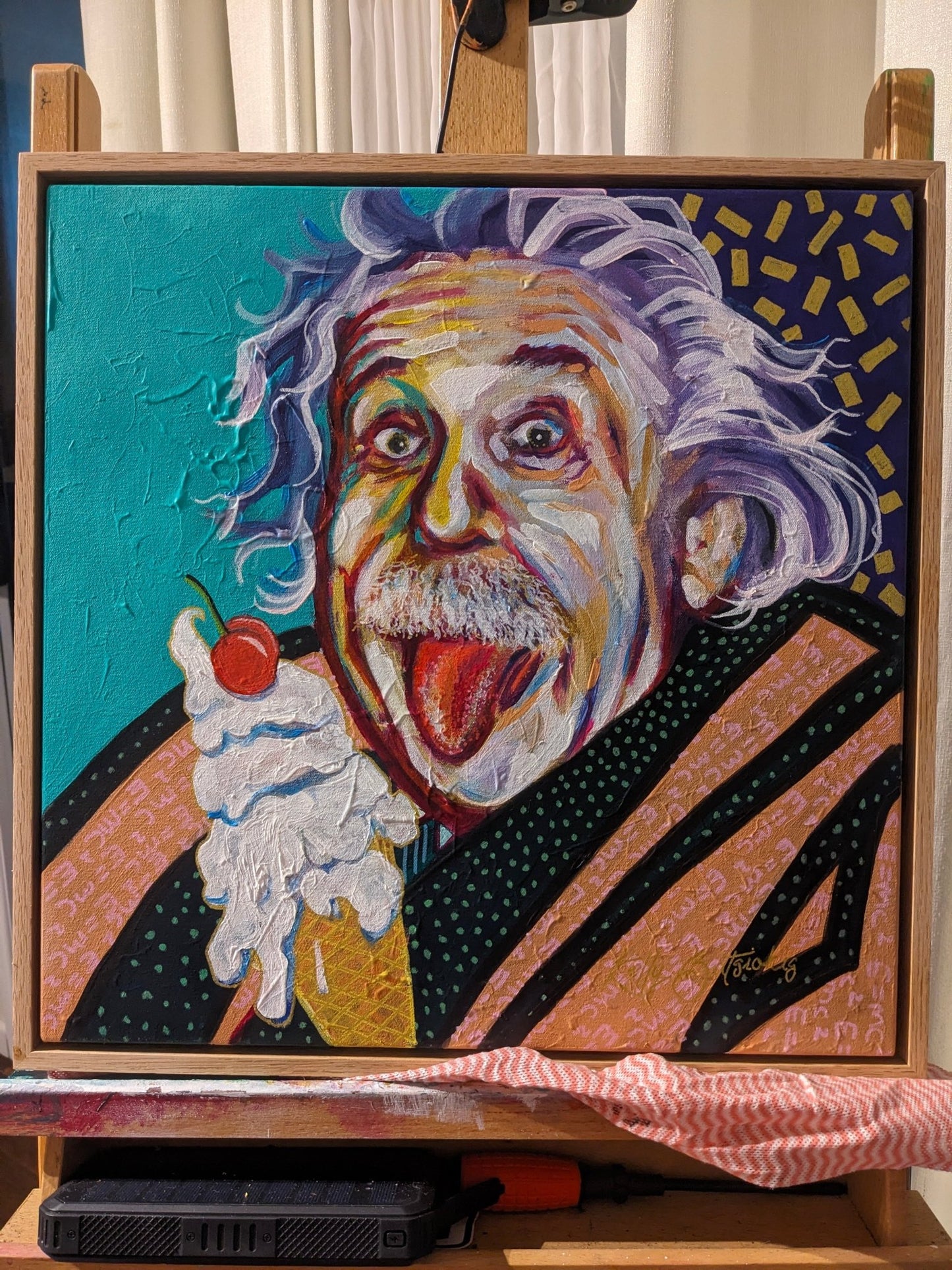 Einstein Indulges - Kelly Batsiokis Art