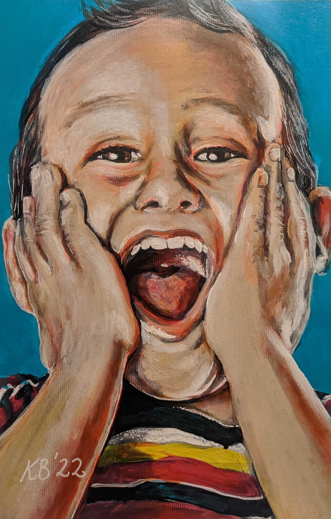 Excited - Kelly Batsiokis Art